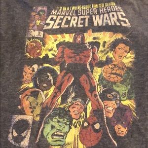 Marvel Superheroes Secret wars #2 men’s Fitted T